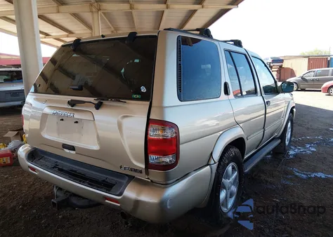 2001 Nissan Pathfinder Le from USA, damaged, VIN JN8DR09Y81W576471